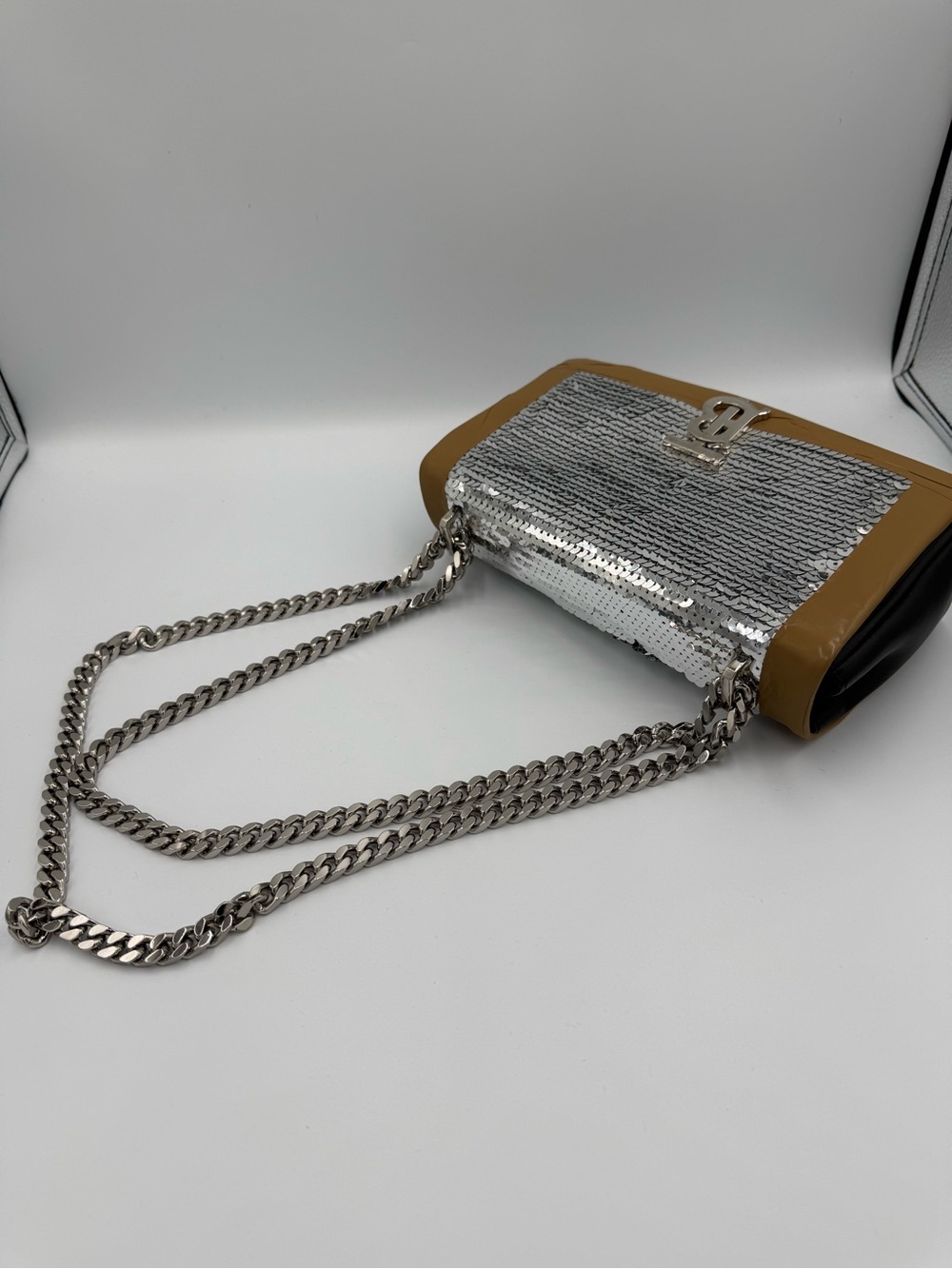 Burberry TB Sequined Runway Bag - Picture 4 of 11